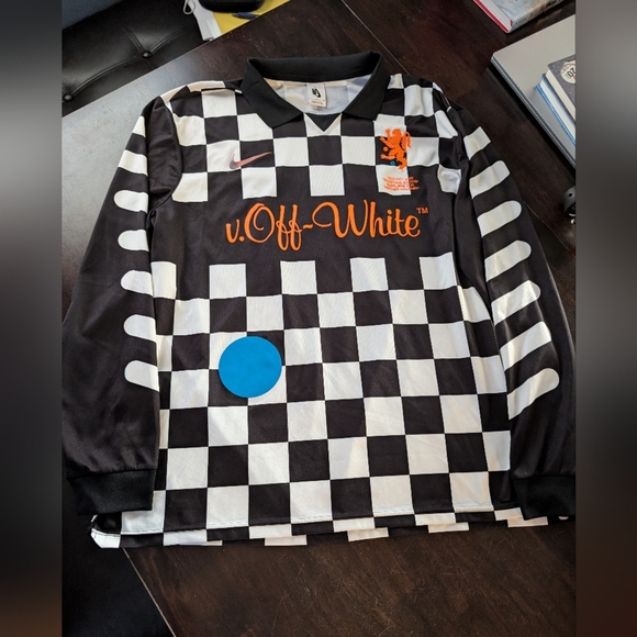 Off-White Other - Nike x Off-White Mercurial NRG X Football Jersey 'Black Total Orange', Size XL